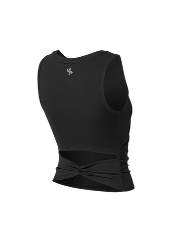 Ribbed Back Twist Sleeveless