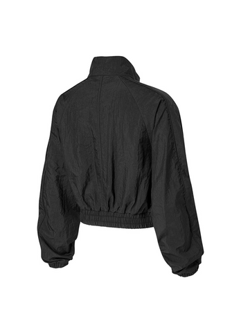 Light Woven Piping Crop Jacket