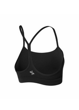 Black Label Signature Breath Racerback Bra Top in Black