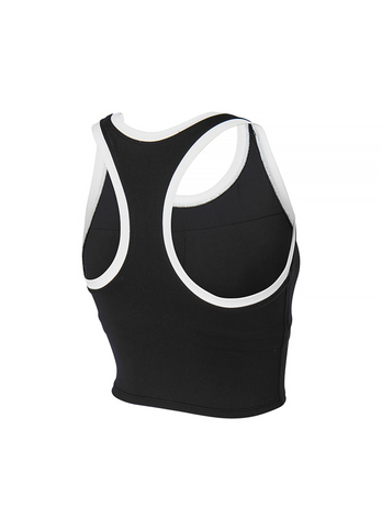 Sporty Logo Color Block Bra Top