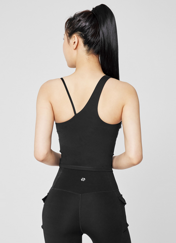 Unbalanced Strap Crop Top