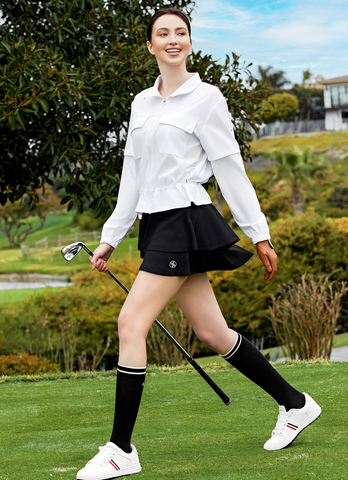 Golf Double Tiered Flare Skirt