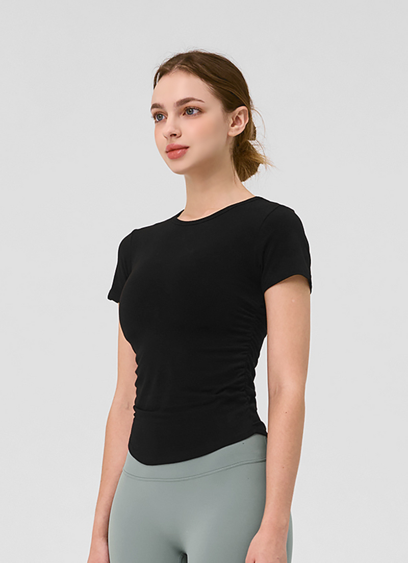 Side Shirring Top