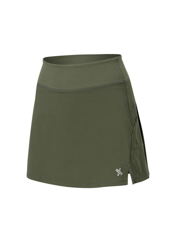 Back Pleats 2-in-1 Skirts