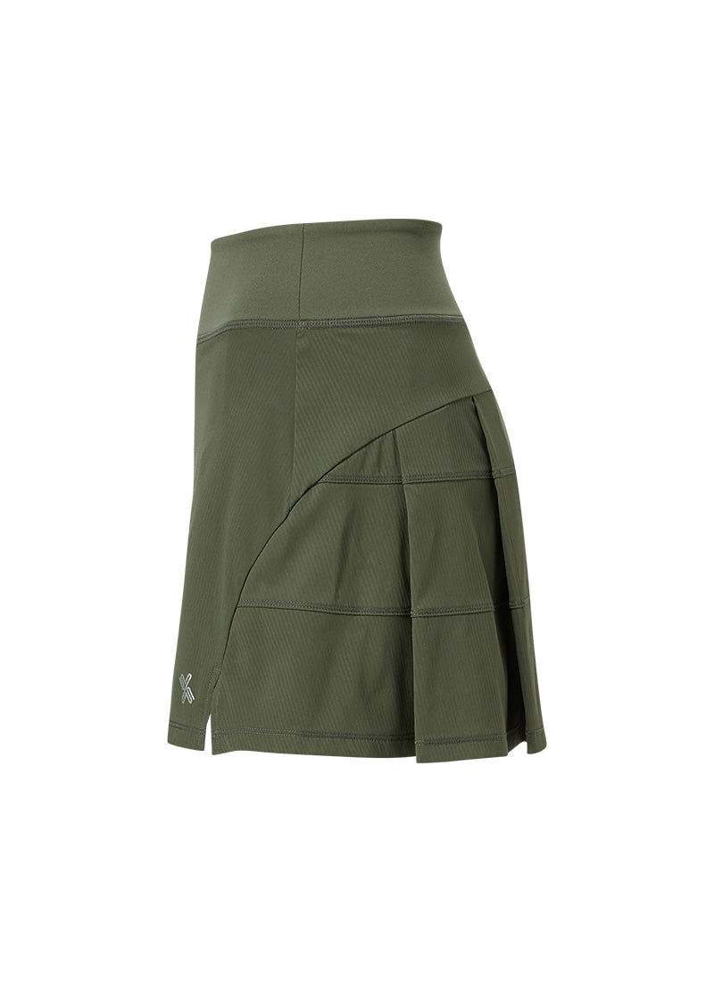 Back Pleats 2-in-1 Skirts