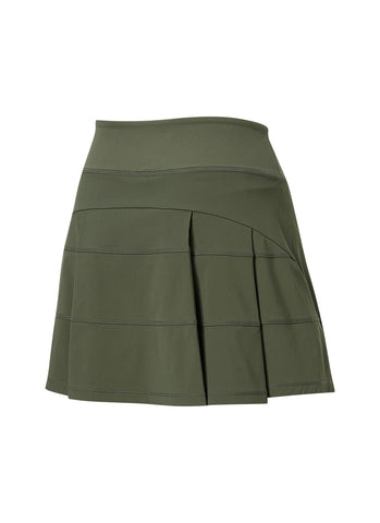 Back Pleats 2-in-1 Skirts