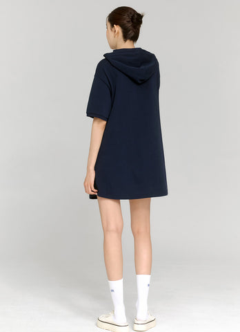 Cozy Two Button Hoodie One-piece