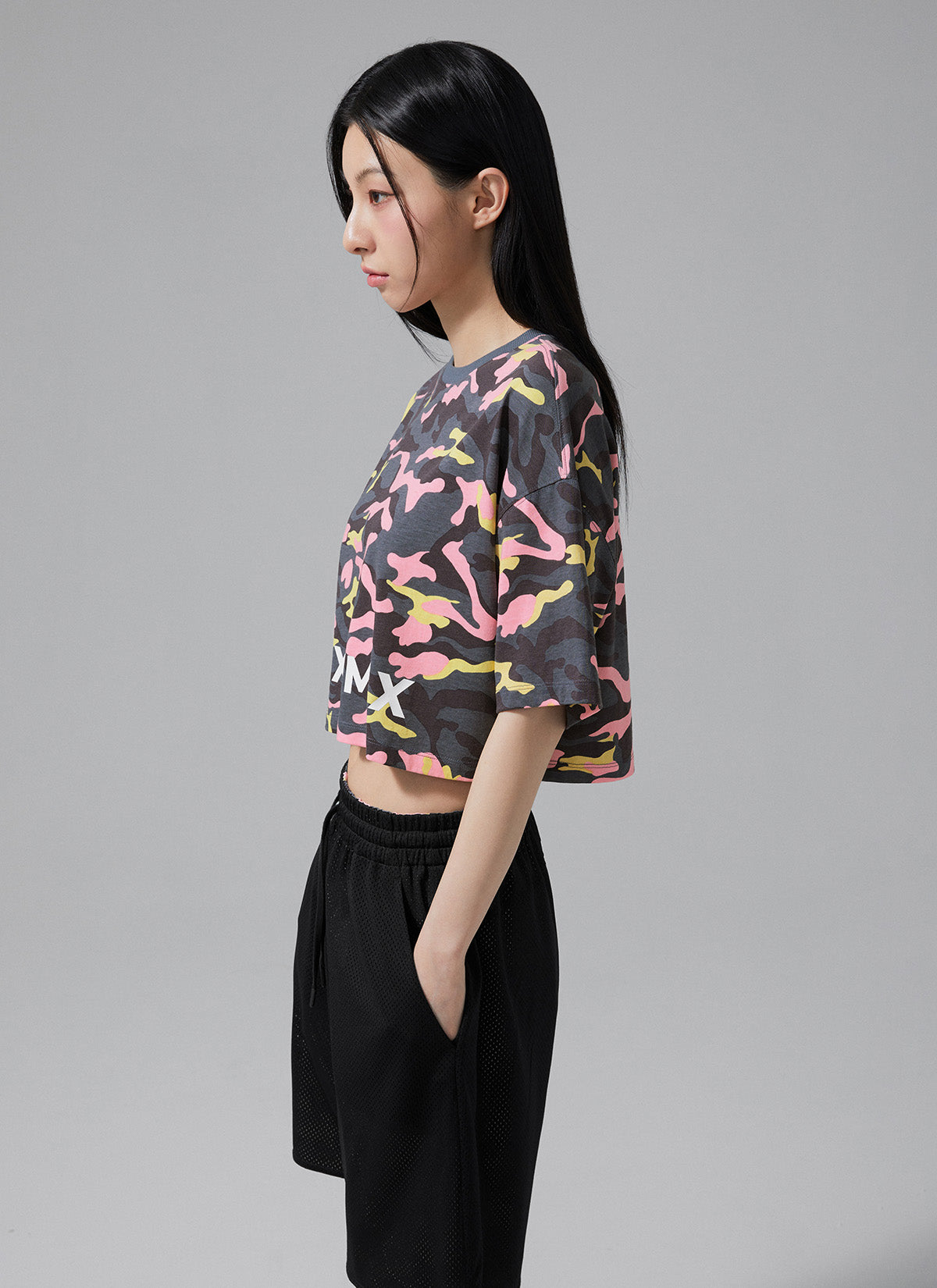 Camouflage Crop Short Camo