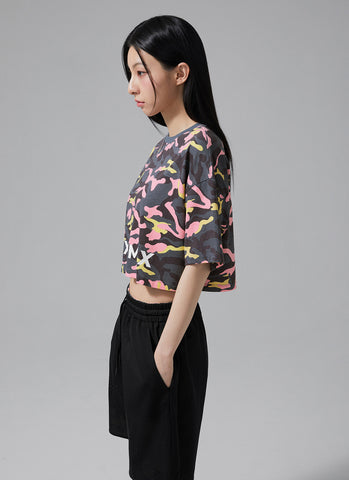 Camouflage Crop Short Camo