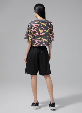 Camouflage Crop Short Camo