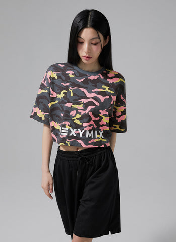 Camouflage Crop Short Camo