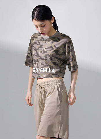 Camouflage Crop Short Camo