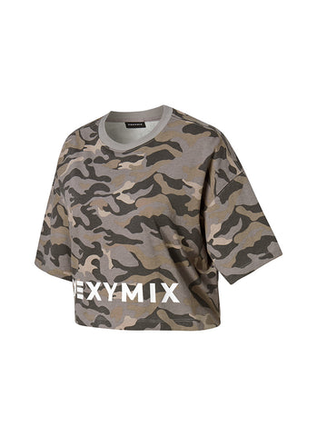 Camouflage Crop Short Camo