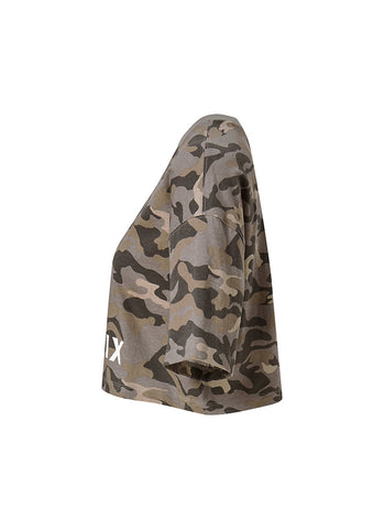 Camouflage Crop Short Camo