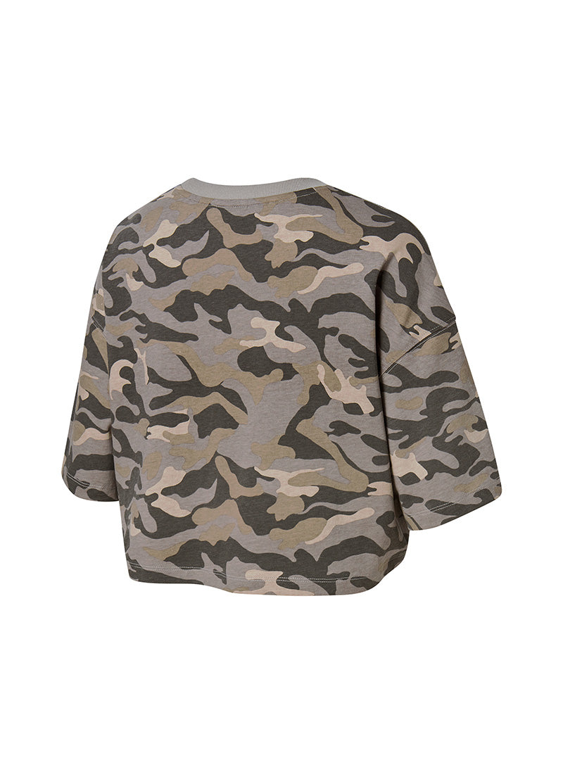 Camouflage Crop Short Camo