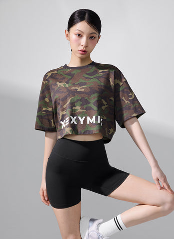 Camouflage Crop Short Camo