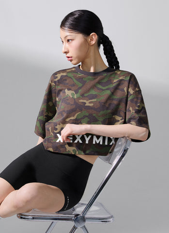 Camouflage Crop Short Camo