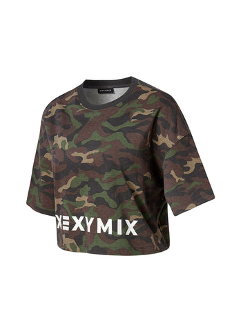 Camouflage Crop Short Camo