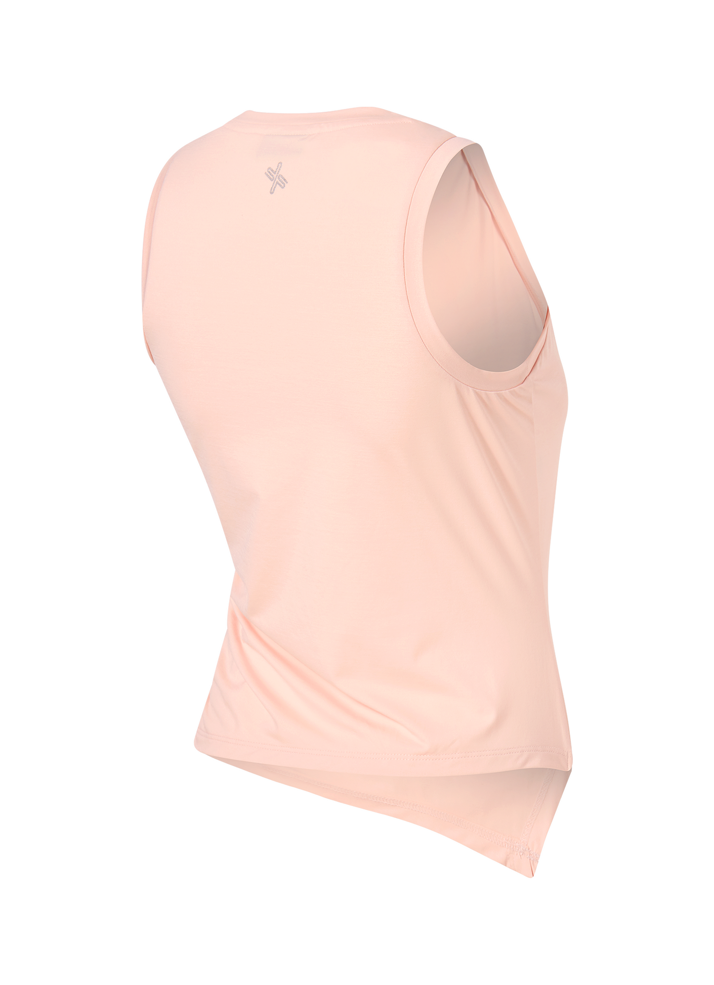Unbalanced Side Shirring Sleeveless
