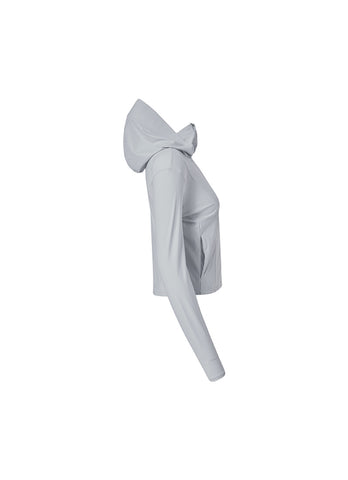 Light Cooling Slim Fit Crop Hoodie Jacket