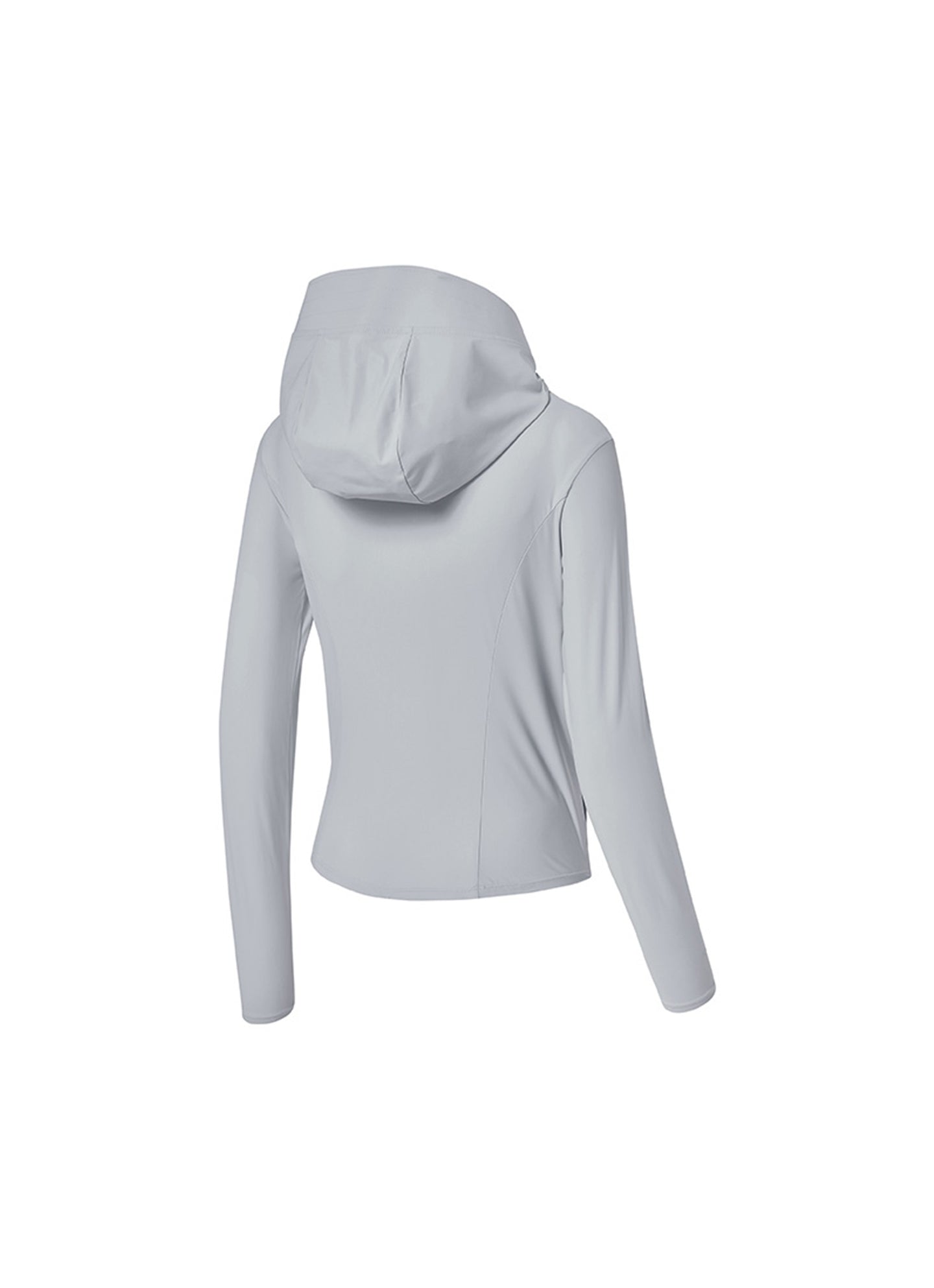 Light Cooling Slim Fit Crop Hoodie Jacket