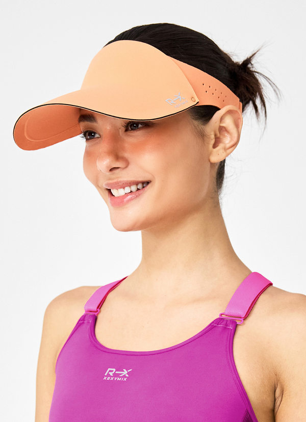 RX Airweight Seamless Visor in Coral Amber