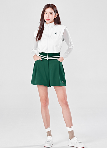 Golf Solid Flare Culotte Shorts