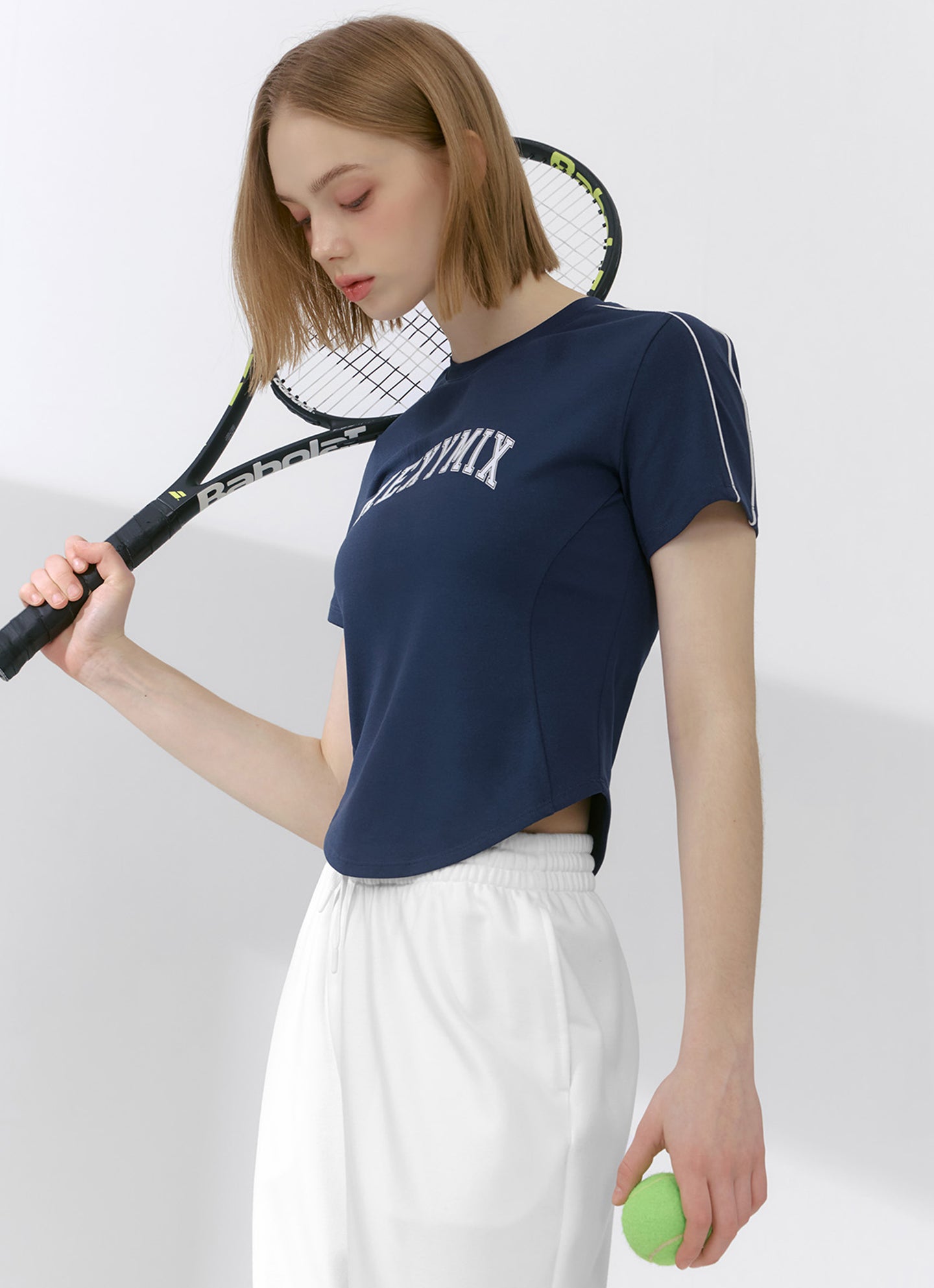 Piping Color Block Short Sleeve