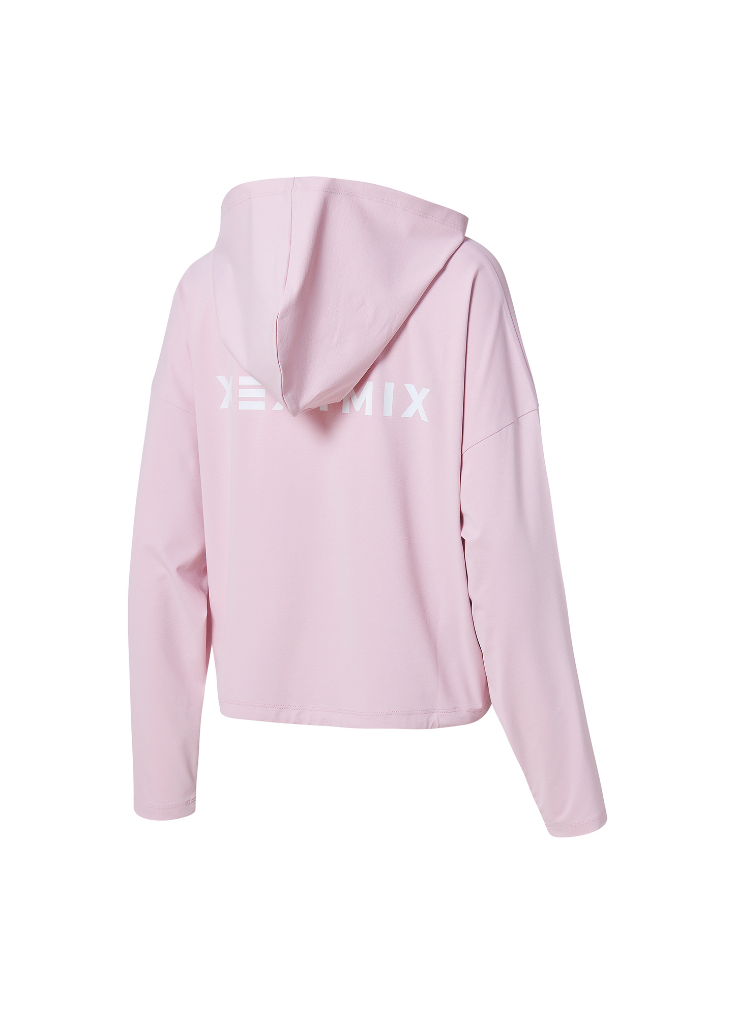 Daily Feather String Crop Hoodie