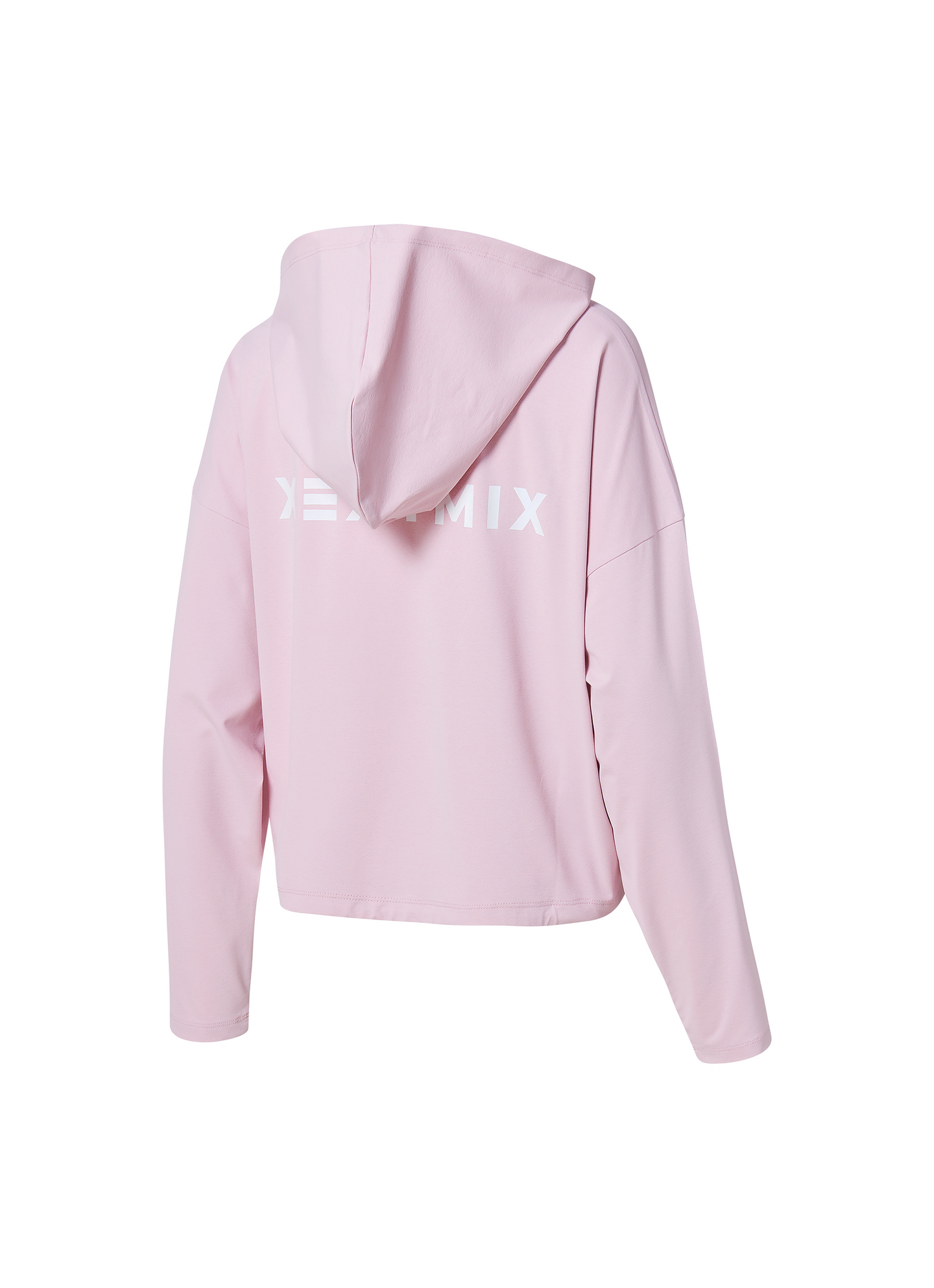 Daily Feather String Crop Hoodie