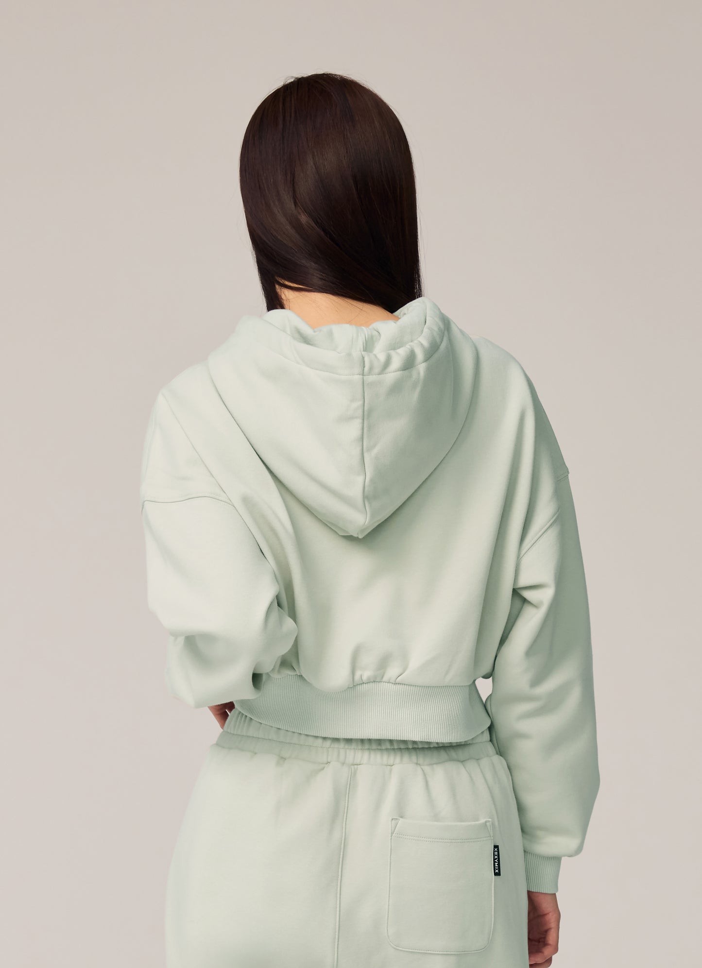 Warm Cotton Crop Hoodie
