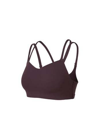 Black Label Signature Power Rise Padded Strap Sports Bra
