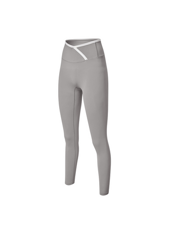 Overlap Color Combination Line Leggings