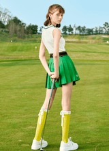 Unbalanced Pleated Cullotes Skirt 2.0