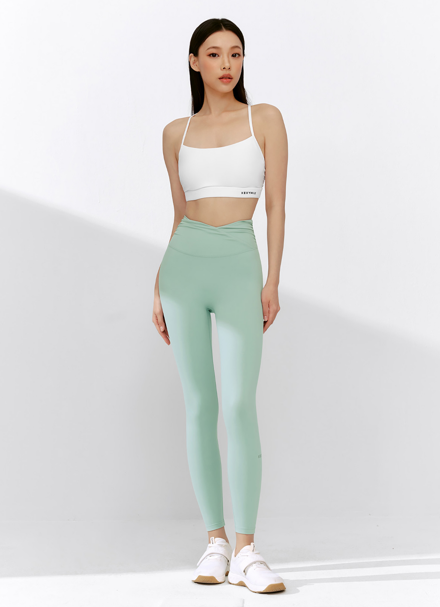 Black Label Signature Power Rise Shirring Leggings