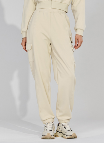 Warm Cotton Cargo Jogger Pants