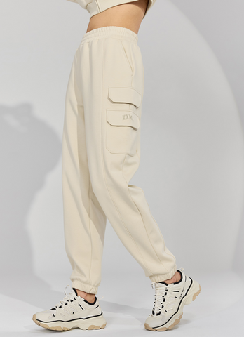 Warm Cotton Cargo Jogger Pants
