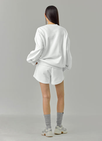 Softly Napping Loose Fit Sweat Shirts