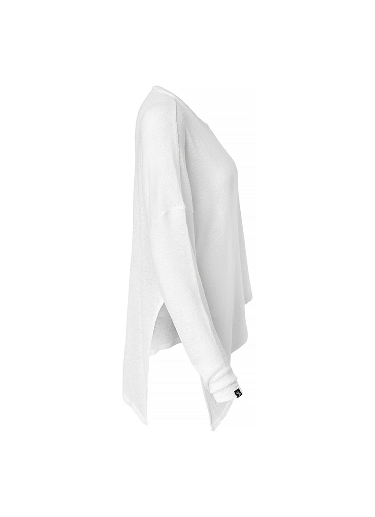 Side Slit Cover Up Long Sleeve