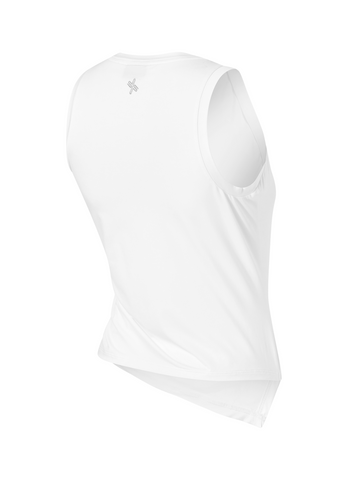 Unbalanced Side Shirring Sleeveless