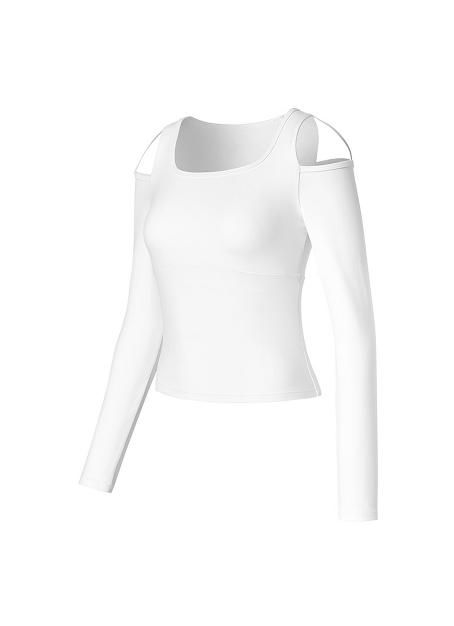 Comfort-Up Shoulder Cut-Out Padded Long Sleeve