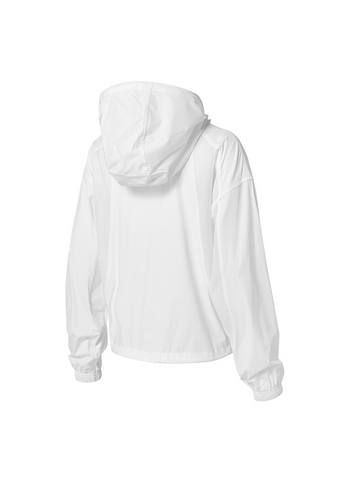 Airy Mesh Hood Crop Windbreaker