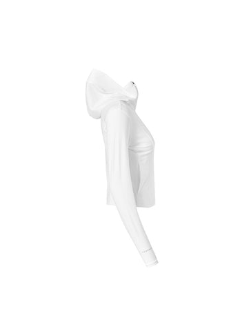 Light Cooling Slim Fit Crop Hoodie Jacket