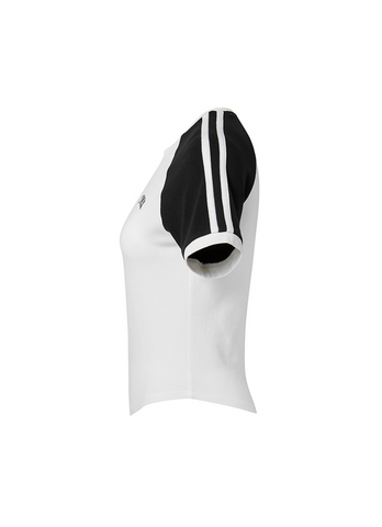 Raglan Color Block Crop Short Sleeve