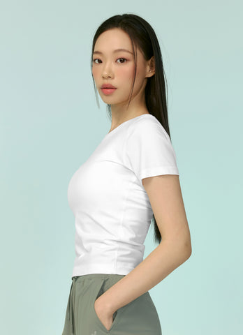 Mesh Seamless Short Sleeve