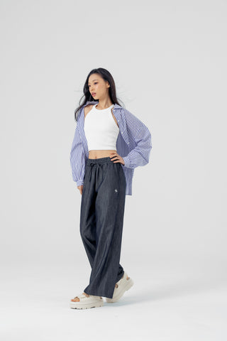 Soft Stripe Loose Fit Shirts