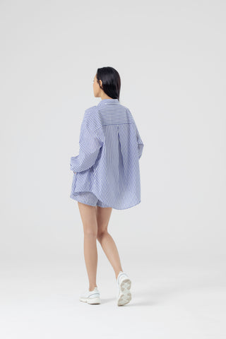 Soft Stripe Loose Fit Shirts