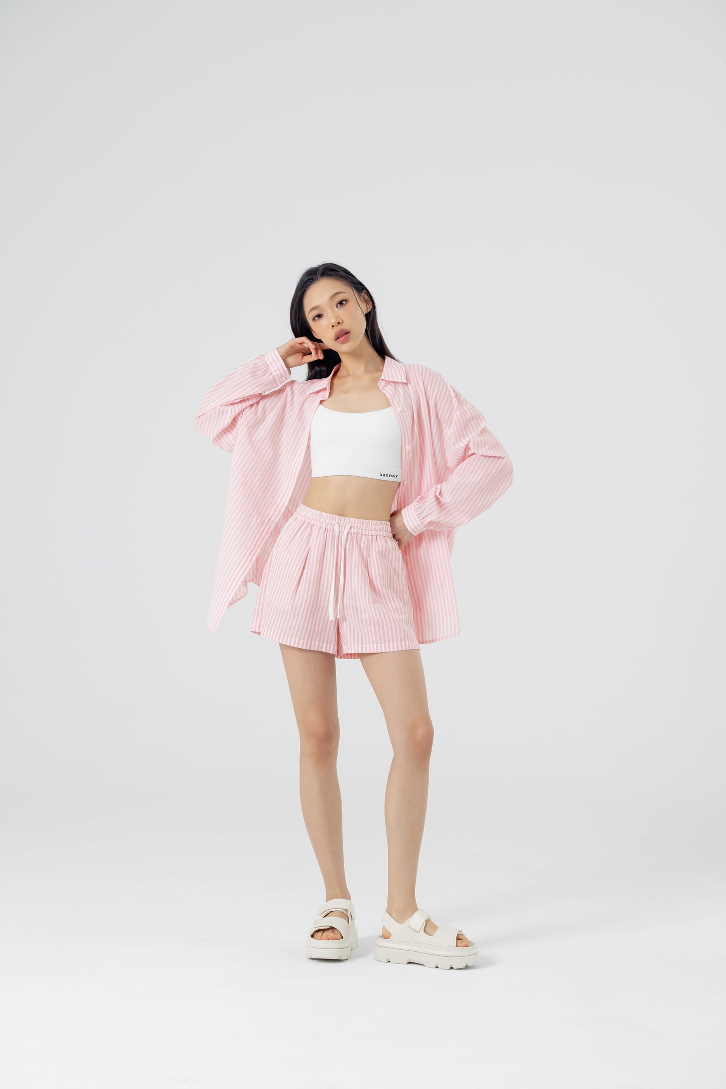 Soft Stripe Shorts