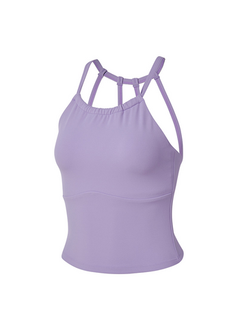 Black Label Signature Power Rise Halter Neck Crop Top