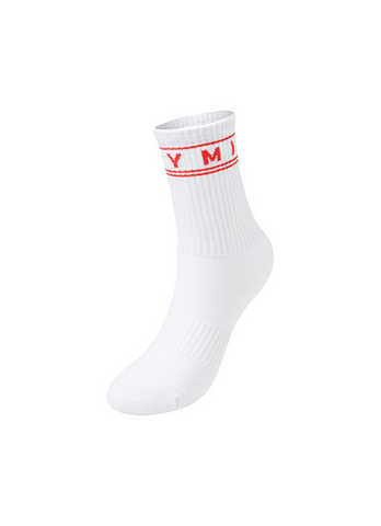 Fresh Lettering Crew Socks Kaki